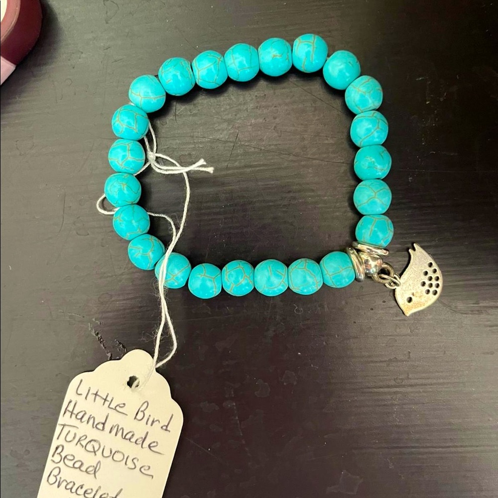 Little bird turquoise bracelet